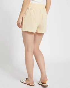 Best Dunnes Stores Savida Bella Stripe Drawstring Shorts