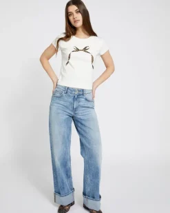 Hot Dunnes Stores Savida Bow T-Shirt