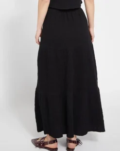 Fashion Dunnes Stores Savida Charli Tie Waist Midi Skirt