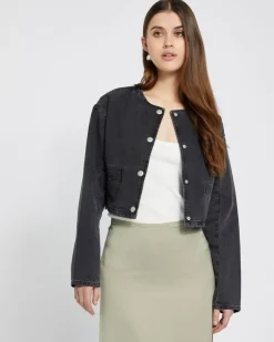 Hot Dunnes Stores Savida Cropped Denim Jacket
