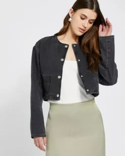 Hot Dunnes Stores Savida Cropped Denim Jacket