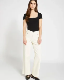 Best Dunnes Stores Savida Wide Leg High Rise Pocket Jeans