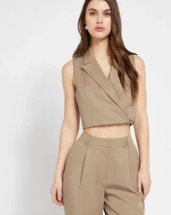 Best Dunnes Stores Savida Wrap Waistcoat Co-Ord Top