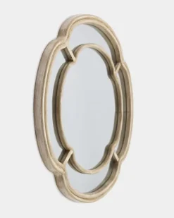 Online Dunnes Stores Scalloped Wood Mirror