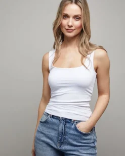 Hot Dunnes Stores Scoop Neck Polyamide Fitted Stretch Vest