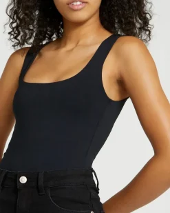 Fashion Dunnes Stores Scoop Neck Polyamide Fitted Stretch Vest