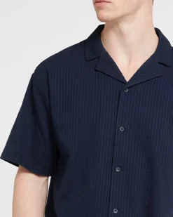 Hot Dunnes Stores Seersucker Polo Shirt