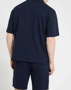 Hot Dunnes Stores Seersucker Polo Shirt
