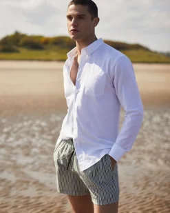 Outlet Dunnes Stores Seersucker Swim Shorts