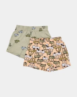 Fashion Dunnes Stores Short Pyjama Set - Pack Of 2 (6 Months-4 Years)