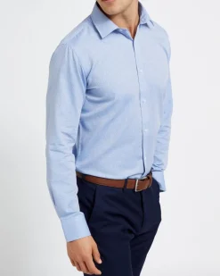 Outlet Dunnes Stores Slim Fit Cotton Rich Shirt
