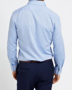 Outlet Dunnes Stores Slim Fit Cotton Rich Shirt