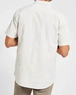 New Dunnes Stores Slim Fit Linen Blend Shirt