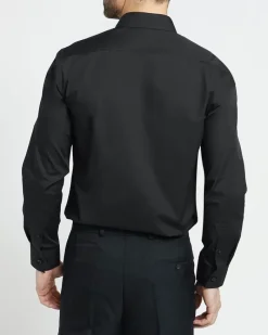 Best Dunnes Stores Slim Fit Long-Sleeved Cotton Rich Shirt