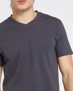 Fashion Dunnes Stores Slim Fit V-Neck T-Shirt