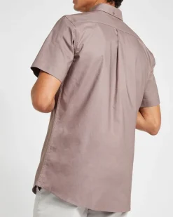 Clearance Dunnes Stores Slim Short Sleeve Oxford Shirt