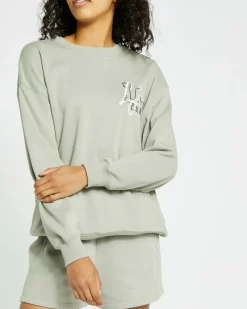 Hot Dunnes Stores Slogan Crew Neck Sweatshirt