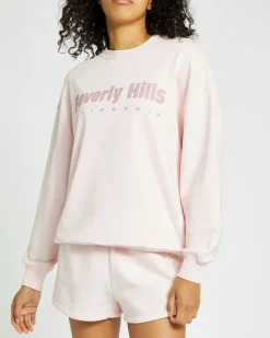 Hot Dunnes Stores Slogan Crew Neck Sweatshirt