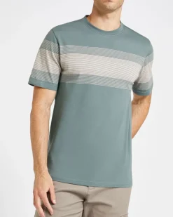 Online Dunnes Stores Smart Essentials Stripe T-Shirt