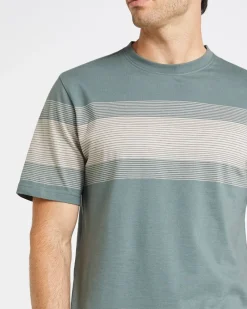 Online Dunnes Stores Smart Essentials Stripe T-Shirt