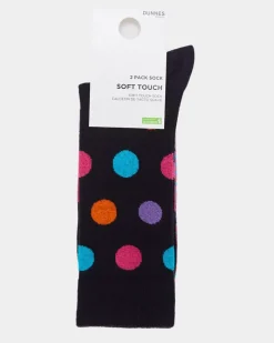 Sale Dunnes Stores Soft Touch Bamboo Socks - Pack Of 2