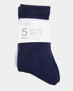 Discount Dunnes Stores Sports Socks - Pack Of 5
