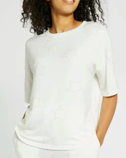 Online Dunnes Stores Star Pyjama Top