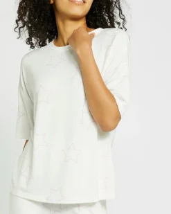 Online Dunnes Stores Star Pyjama Top