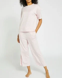 Best Dunnes Stores Straight Leg Stripe Pyjama Pants