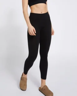 Online Dunnes Stores Stretch Ankle Length Cotton Black Leggings
