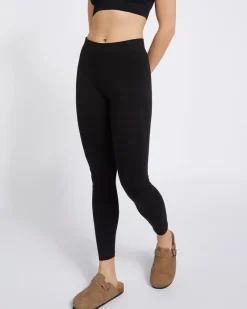 Online Dunnes Stores Stretch Ankle Length Cotton Black Leggings