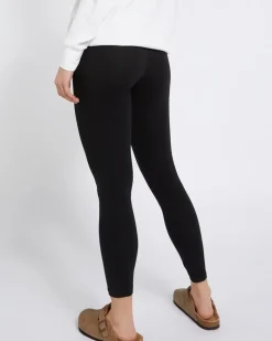 Online Dunnes Stores Stretch Ankle Length Cotton Black Leggings