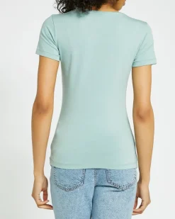 Outlet Dunnes Stores Stretch Crew Neck T-Shirt