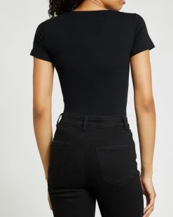 Best Dunnes Stores Stretch V-Neck T-Shirt