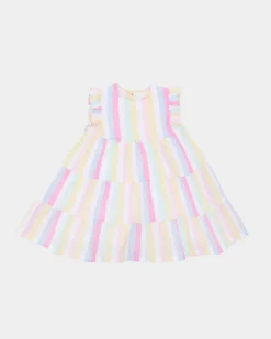 Fashion Dunnes Stores Stripe Lurex Dress (6 Months-5 Years)