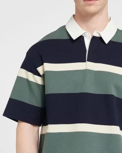 Fashion Dunnes Stores Stripe Rugby Top