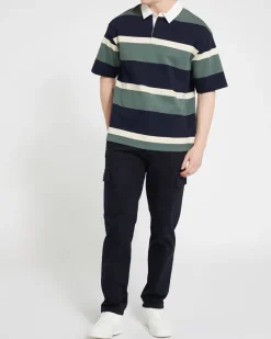 Fashion Dunnes Stores Stripe Rugby Top