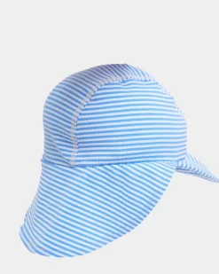 Clearance Dunnes Stores Striped Blue Swim Hat
