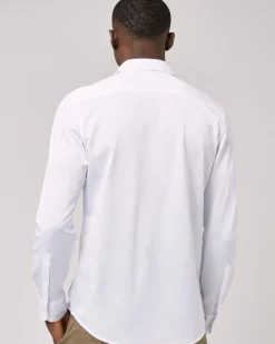 Discount Dunnes Stores Tailored Fit Long Sleeved Knitted Stretch Shirt