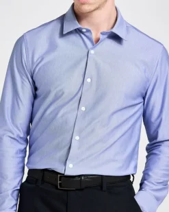 Fashion Dunnes Stores Tailored Fit Long Sleeved Knitted Stretch Shirt