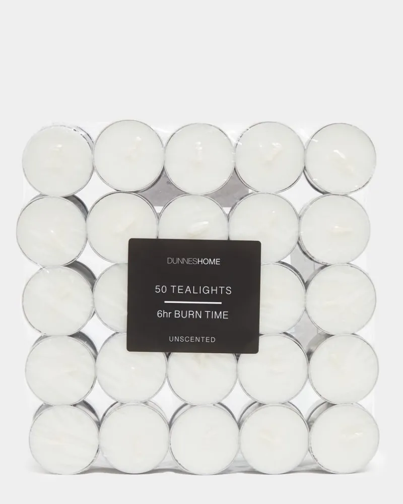 Clearance Dunnes Stores Tealight 6 Hour Burn - Pack of 50