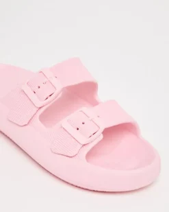 Fashion Dunnes Stores Textured Strap Sliders