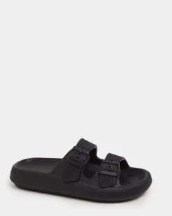 Clearance Dunnes Stores Textured Strap Sliders