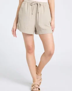 Clearance Dunnes Stores Tie Linen Shorts