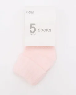 Outlet Dunnes Stores Tot Socks - Pack Of 5