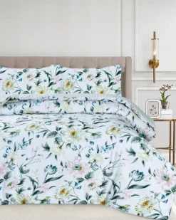 Hot Dunnes Stores Trailing Floral 100% Cotton Duvet Set