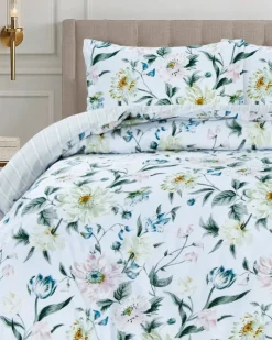 Hot Dunnes Stores Trailing Floral 100% Cotton Duvet Set