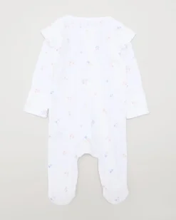 Discount Dunnes Stores Two-Way-Zip Frill Floral Sleepsuit (Newborn-12 Months)