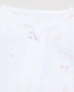 Discount Dunnes Stores Two-Way-Zip Frill Floral Sleepsuit (Newborn-12 Months)