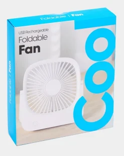New Dunnes Stores USB Rechargeable Foldable Fan